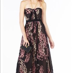 BCBG long chiffon dress worn 1x for 3 hours